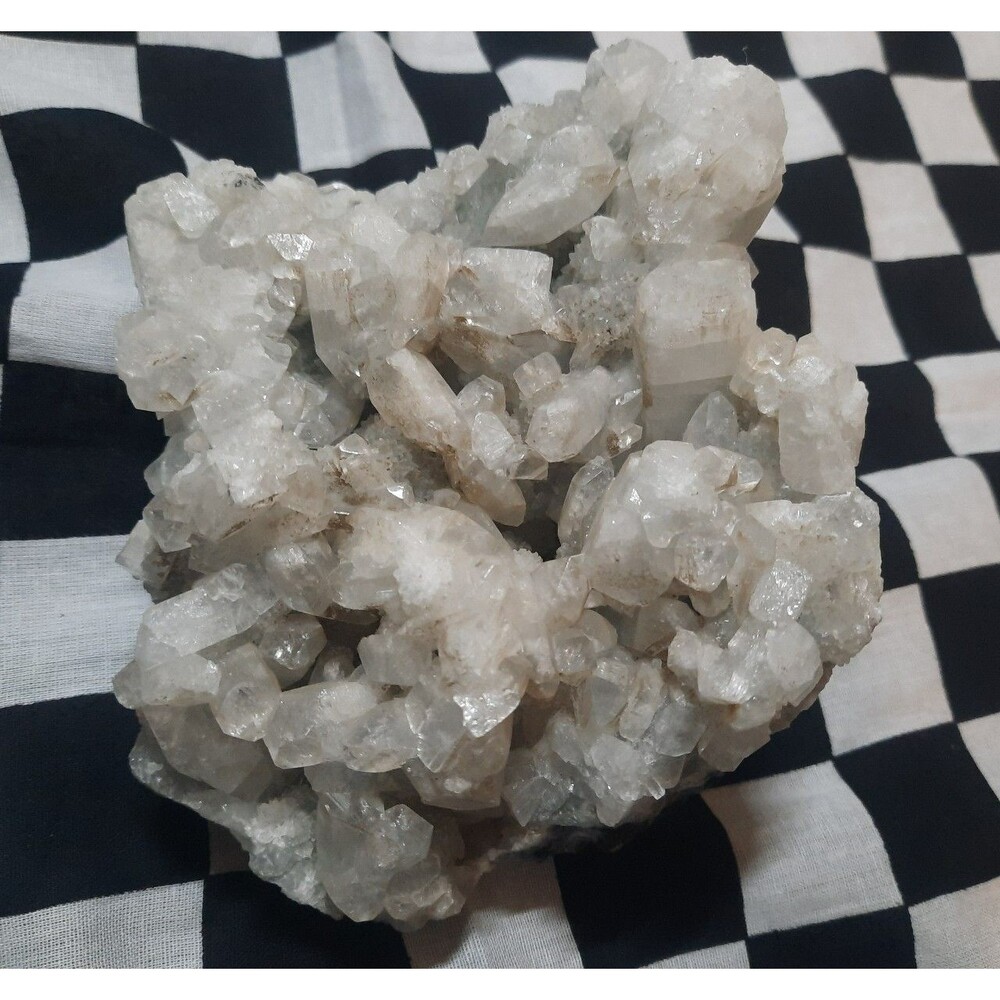 Natural Large Apophyllite Crystal Cluster